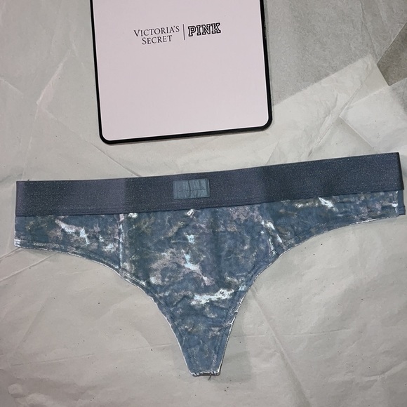 UNISEX PINK Victoria’s Secret VELVET THONG Underwear XL - Picture 1 of 13